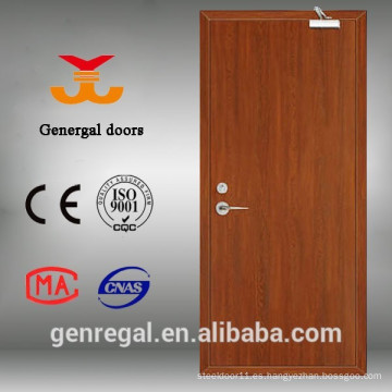 BS 476 hotel 30 60 90 120min puerta clasificada fuego de madera de Zhejiang